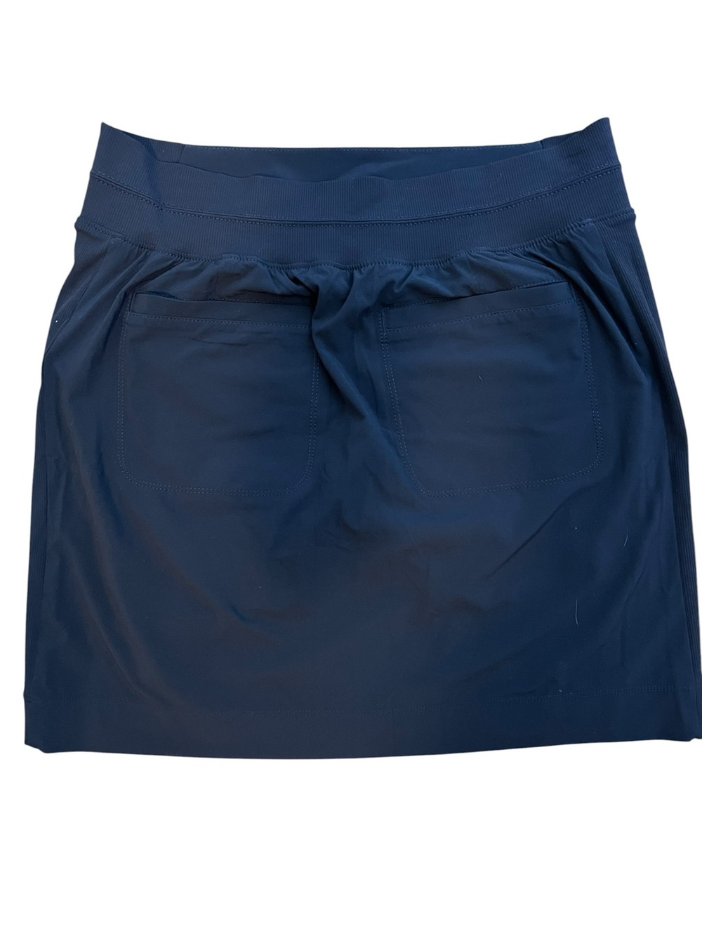Athleta Blue Athletic Skort Built-In Shorts Pocket Golf Tennis Pickleball 8 Tall